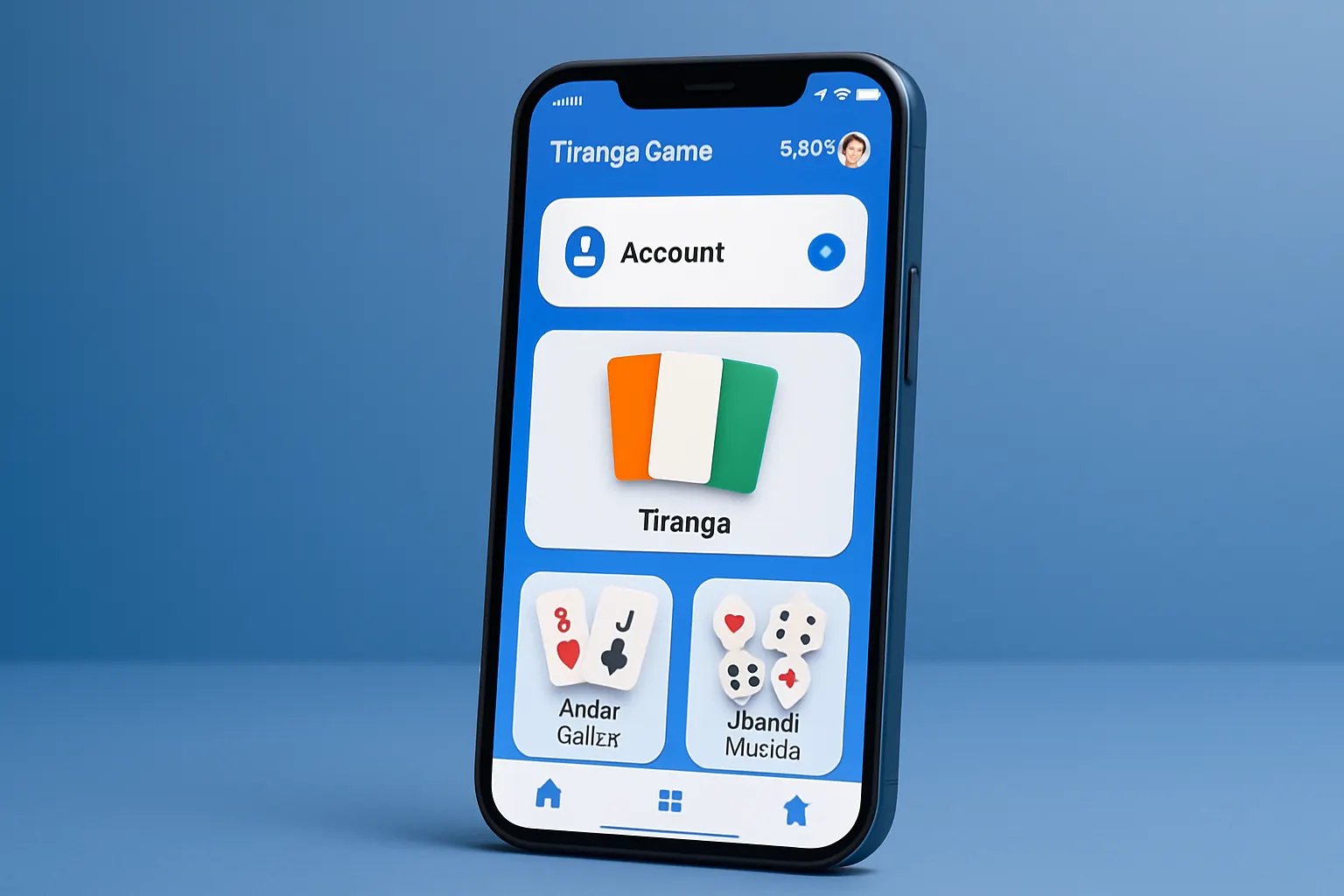 Tiranga Game mobile feature preview